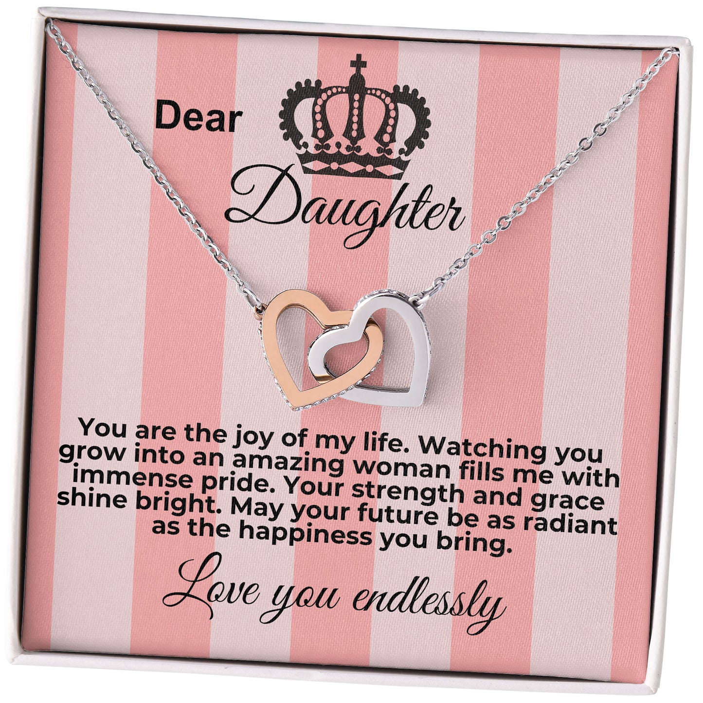 Radiant Joy of My Life Daughter Necklace