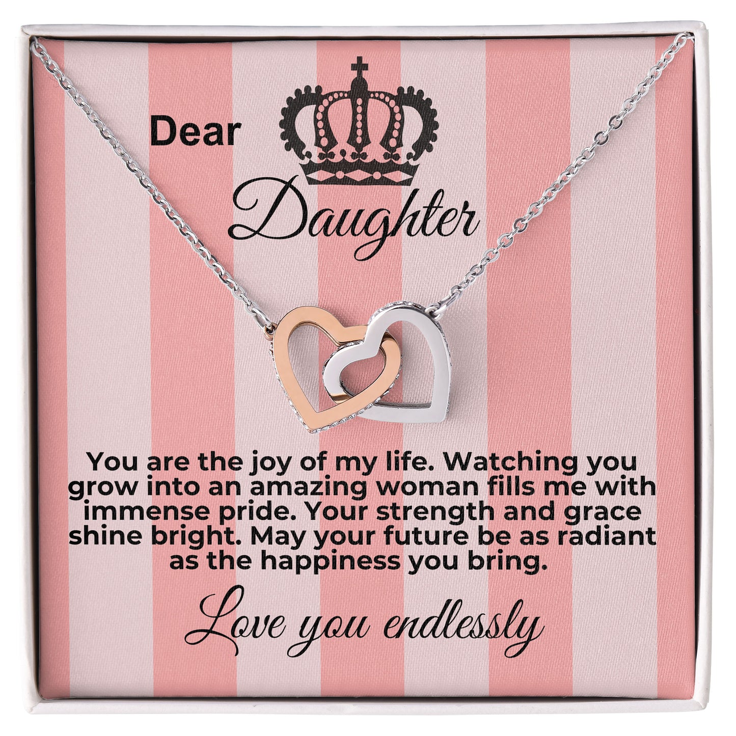 Radiant Joy of My Life Daughter Necklace