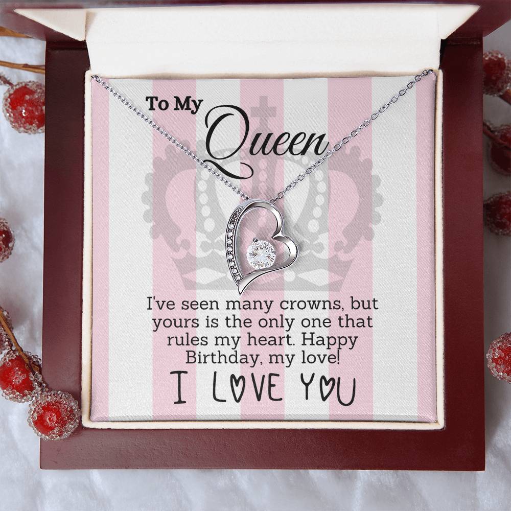 Queen of My Heart Birthday Love Declaration