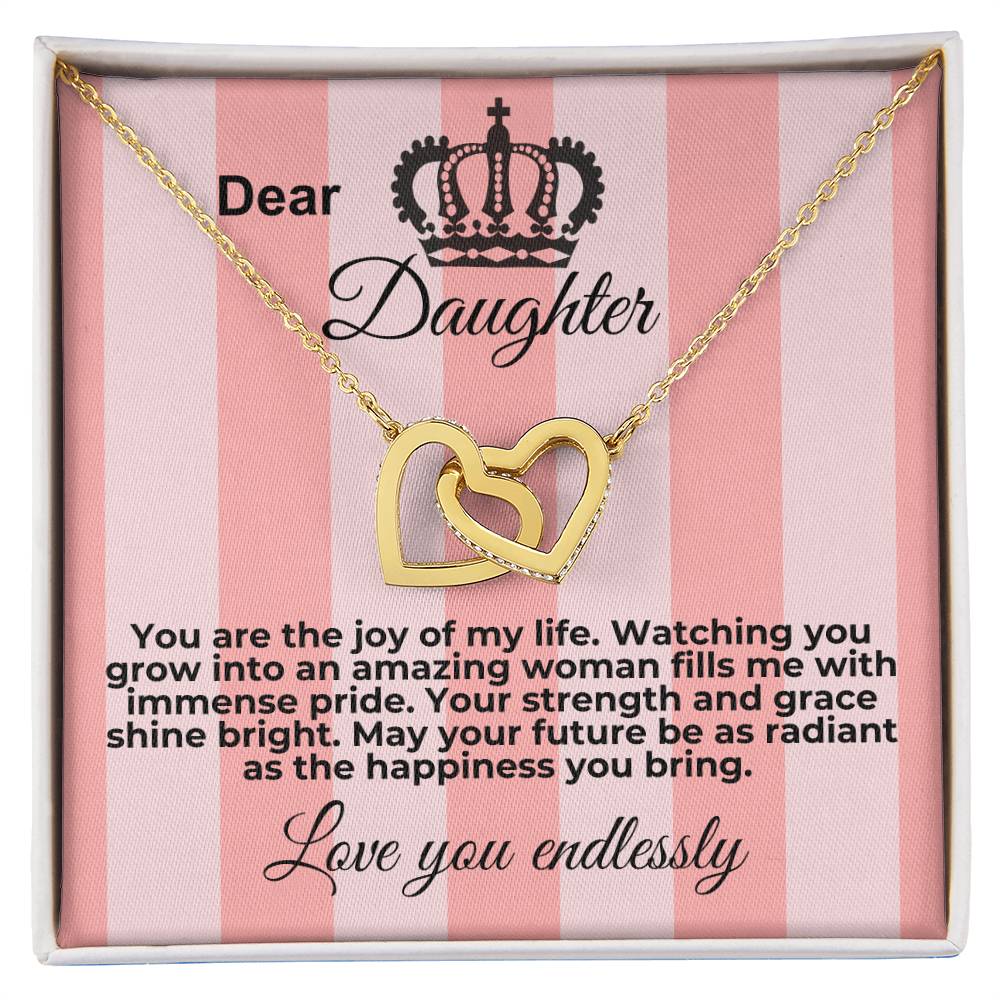 Radiant Joy of My Life Daughter Necklace