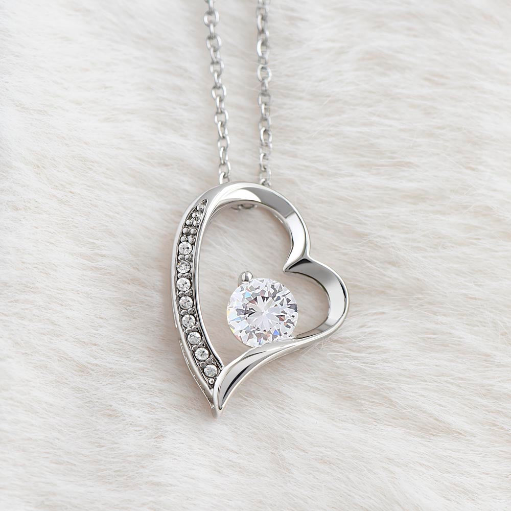 Daughter's Everlasting Love Necklace - A Christmas Wish of Joy and Dreams