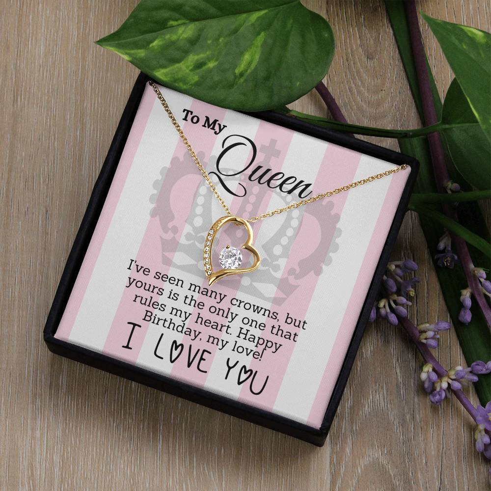 Queen of My Heart Birthday Love Declaration